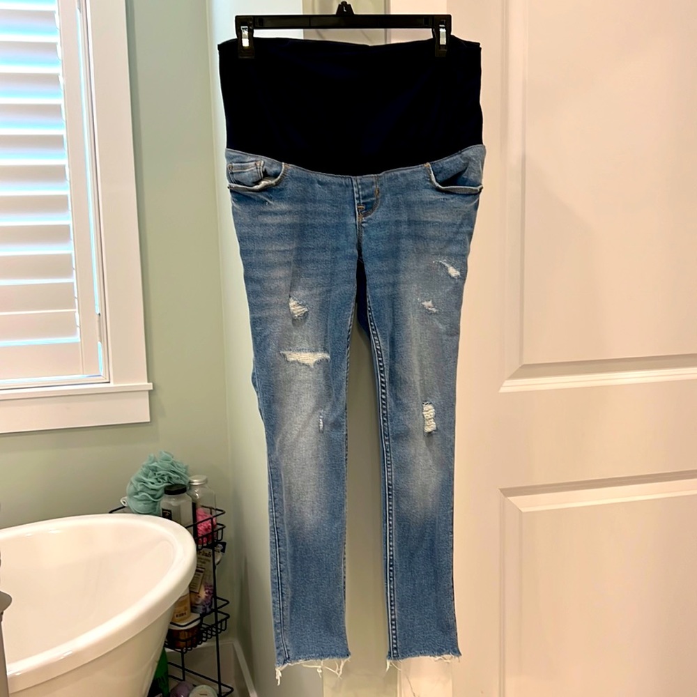 Petite maternity jeans